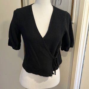 Madewell Texture and Thread wrap top